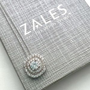 White Sapphire Pendant- 925-Sterling Silver